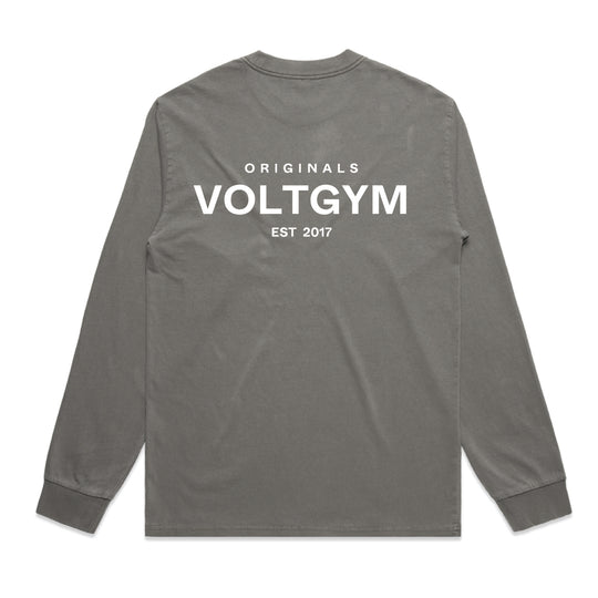 VOLT Originals Long Sleeve Top - FADED Grey