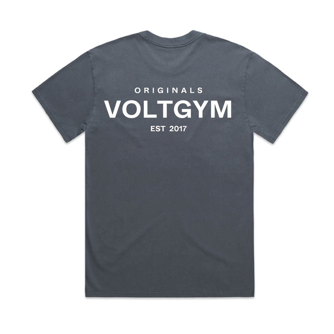 HEAVY FADED INDIGO TEE