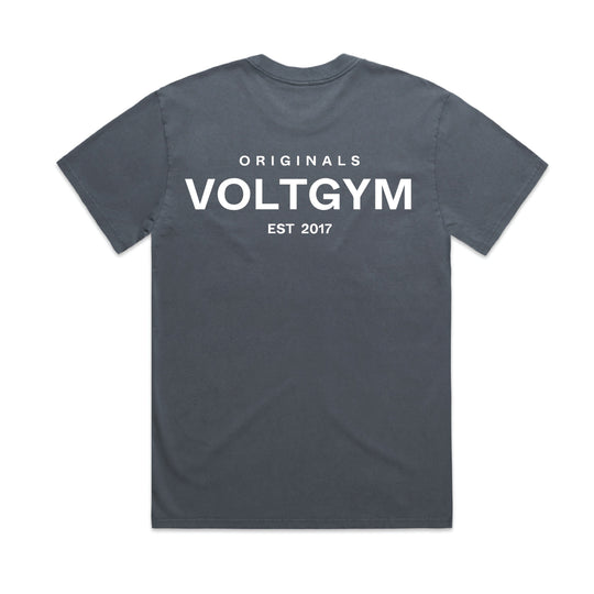 HEAVY FADED INDIGO TEE