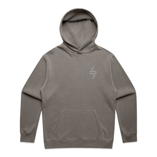 VOLT Horns Down Hoody - FADED GREY