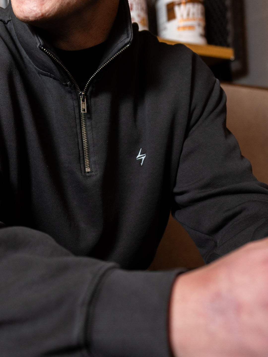 VOLT Embroidered Faded Quarter Zip