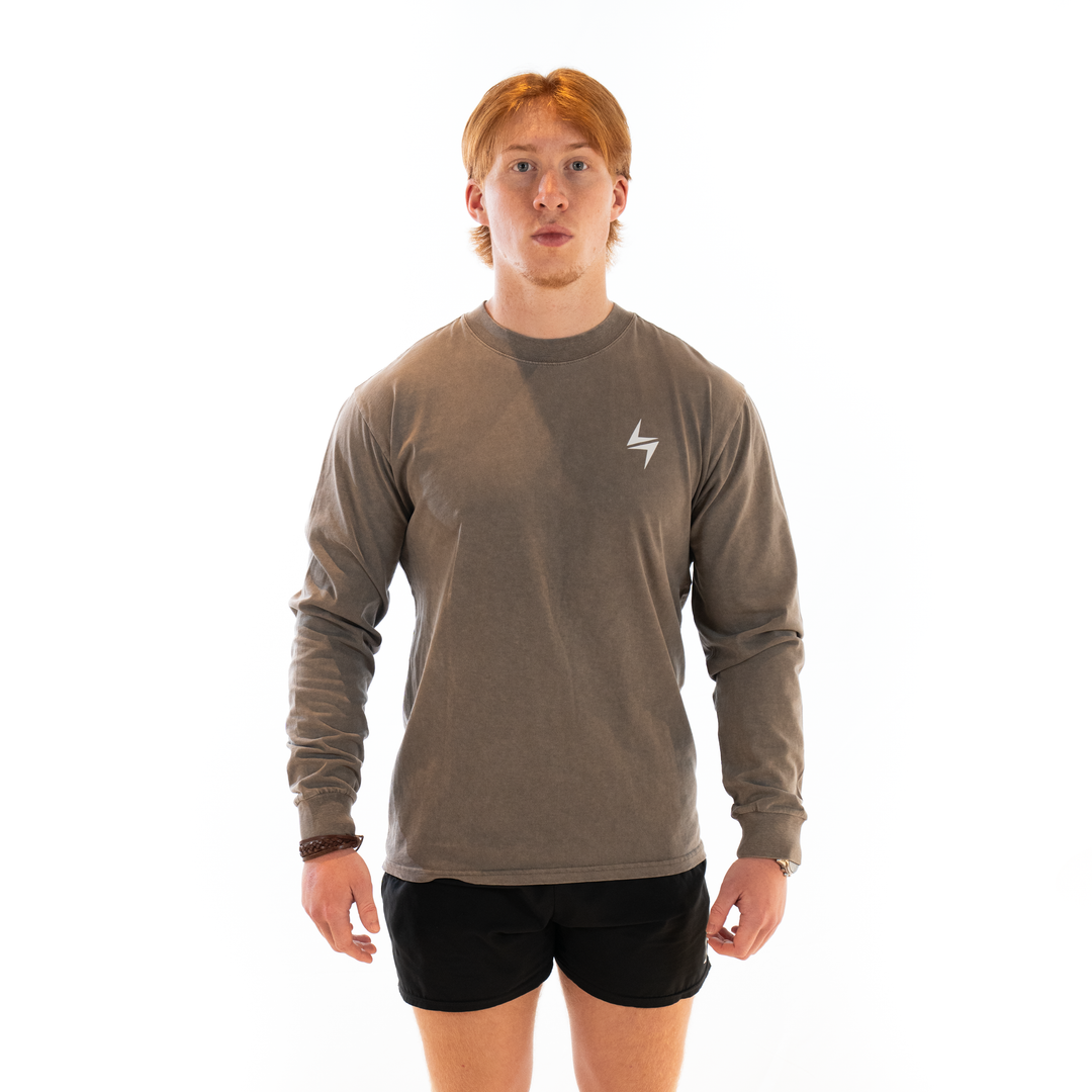 VOLT Originals Long Sleeve Top - FADED Grey