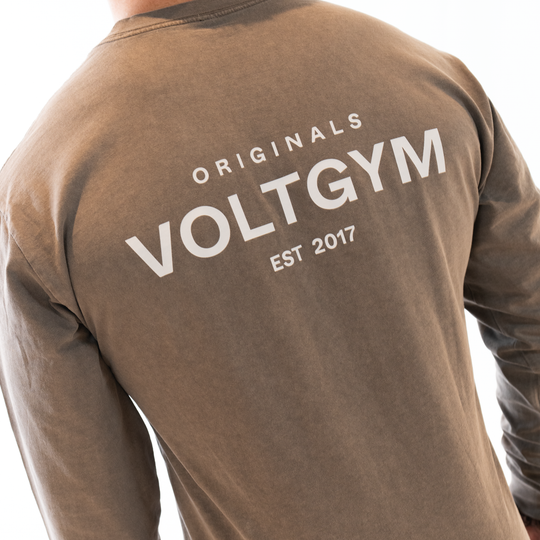 VOLT Originals Long Sleeve Top - FADED Grey