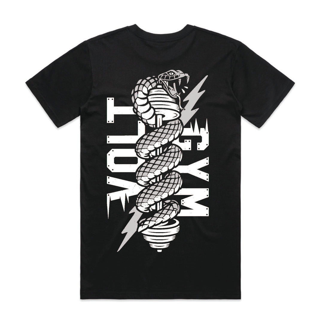 Volt Gym Black Serpent Tee