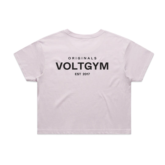 VOLT Originals Women's Cropped Tee - ORCHID